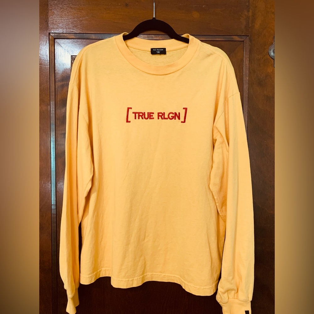 True Religion Mustard Cotton Top